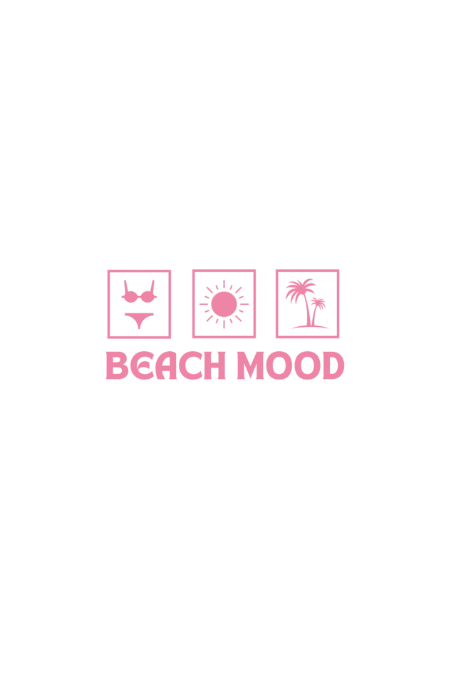 Beach Mode Graphic Printed T-shirt Tee for Women