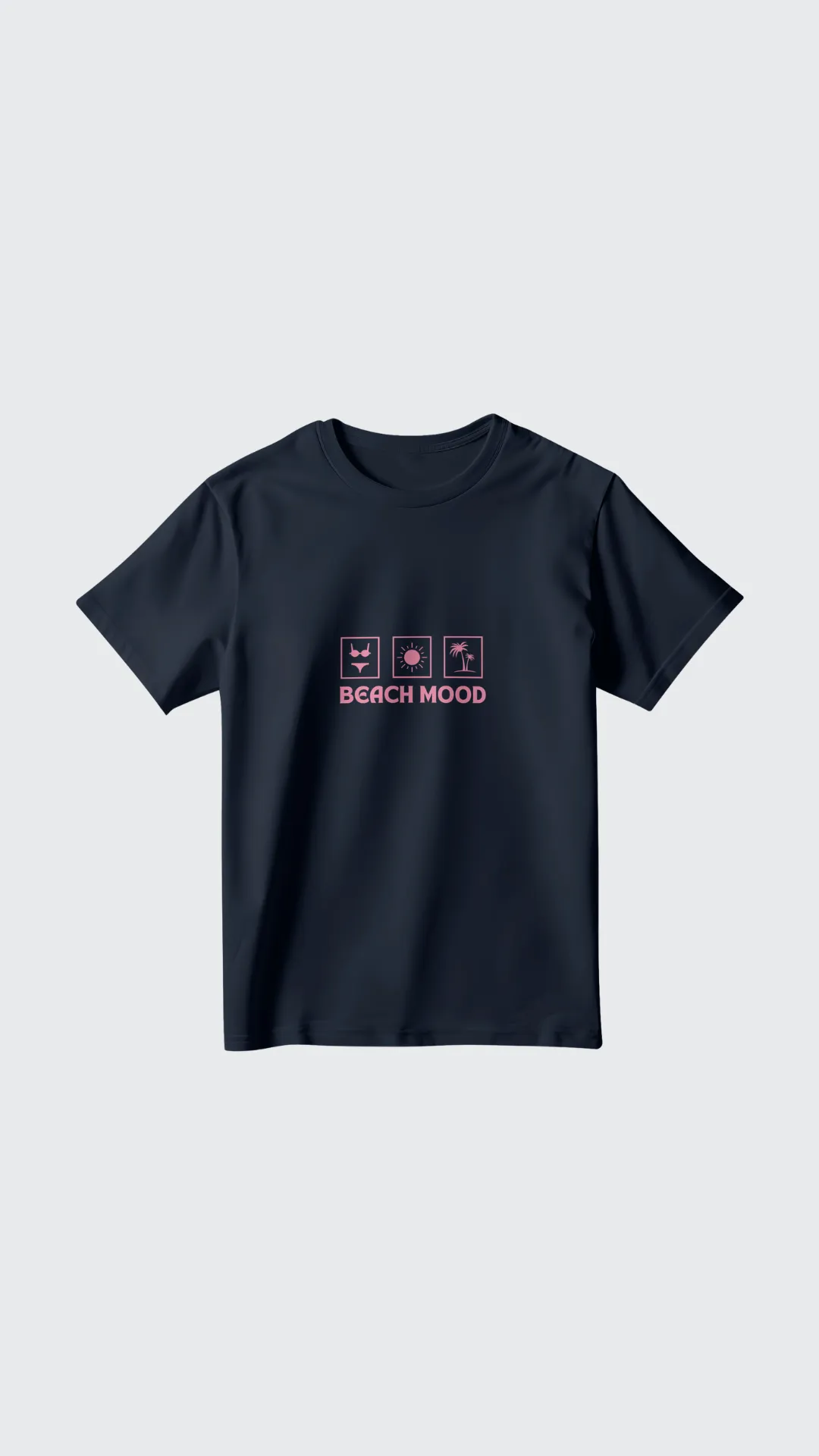 Beach Mode Graphic Printed T-shirt Tee for Women
