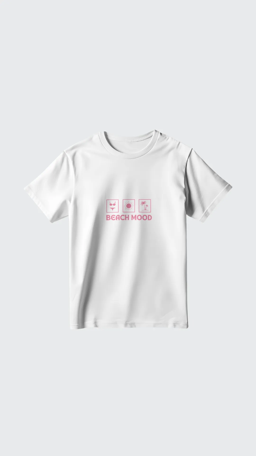Beach Mode Graphic Printed T-shirt Tee for Women