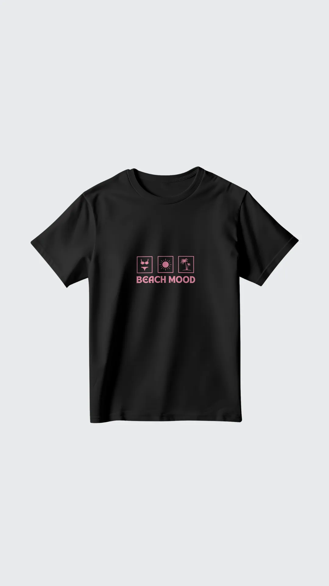 Beach Mode Graphic Printed T-shirt Tee for Women