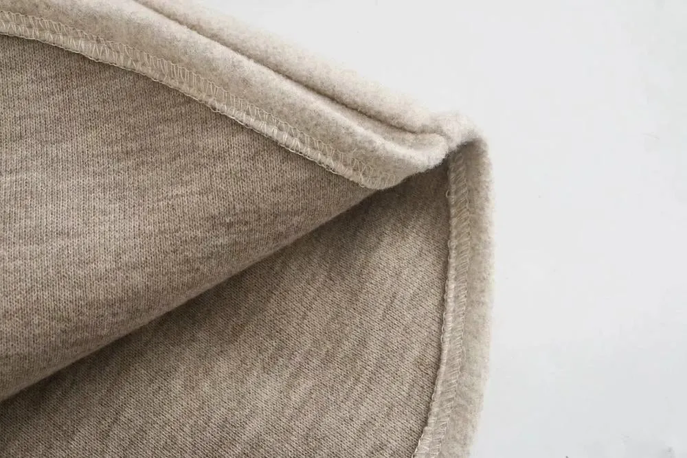 Beige Belted Coat