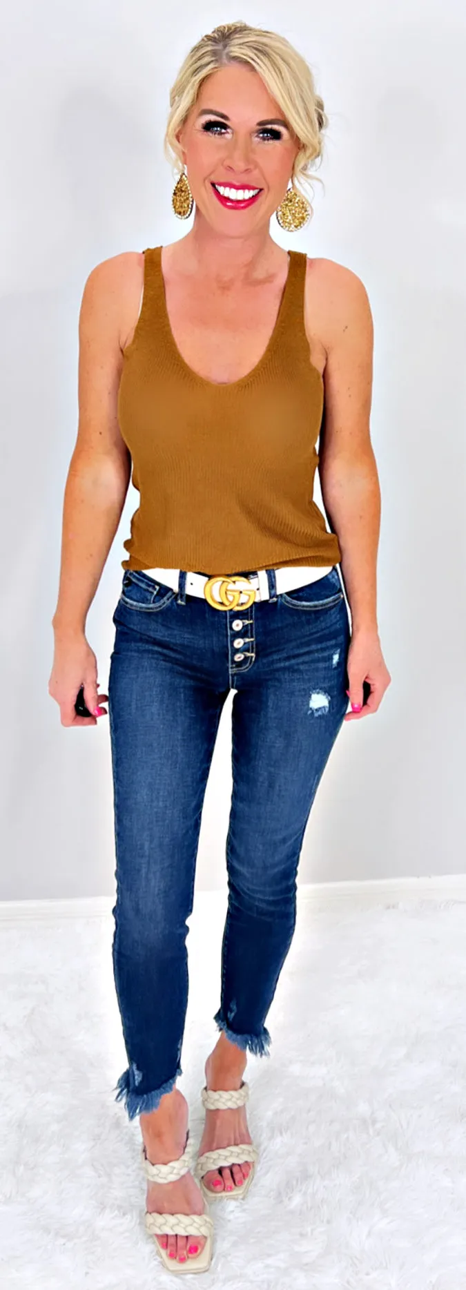 Comfort & Ease Tank - Mocha