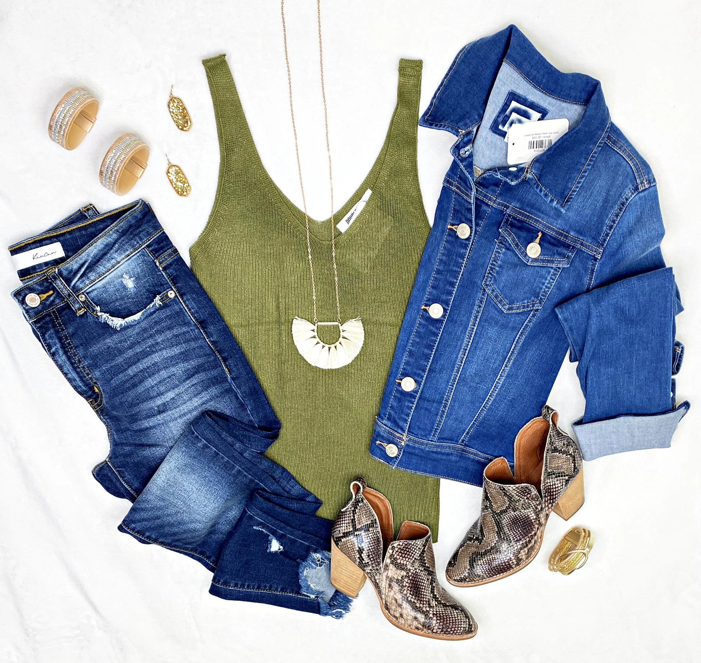 Comfort & Ease Tank - Olive