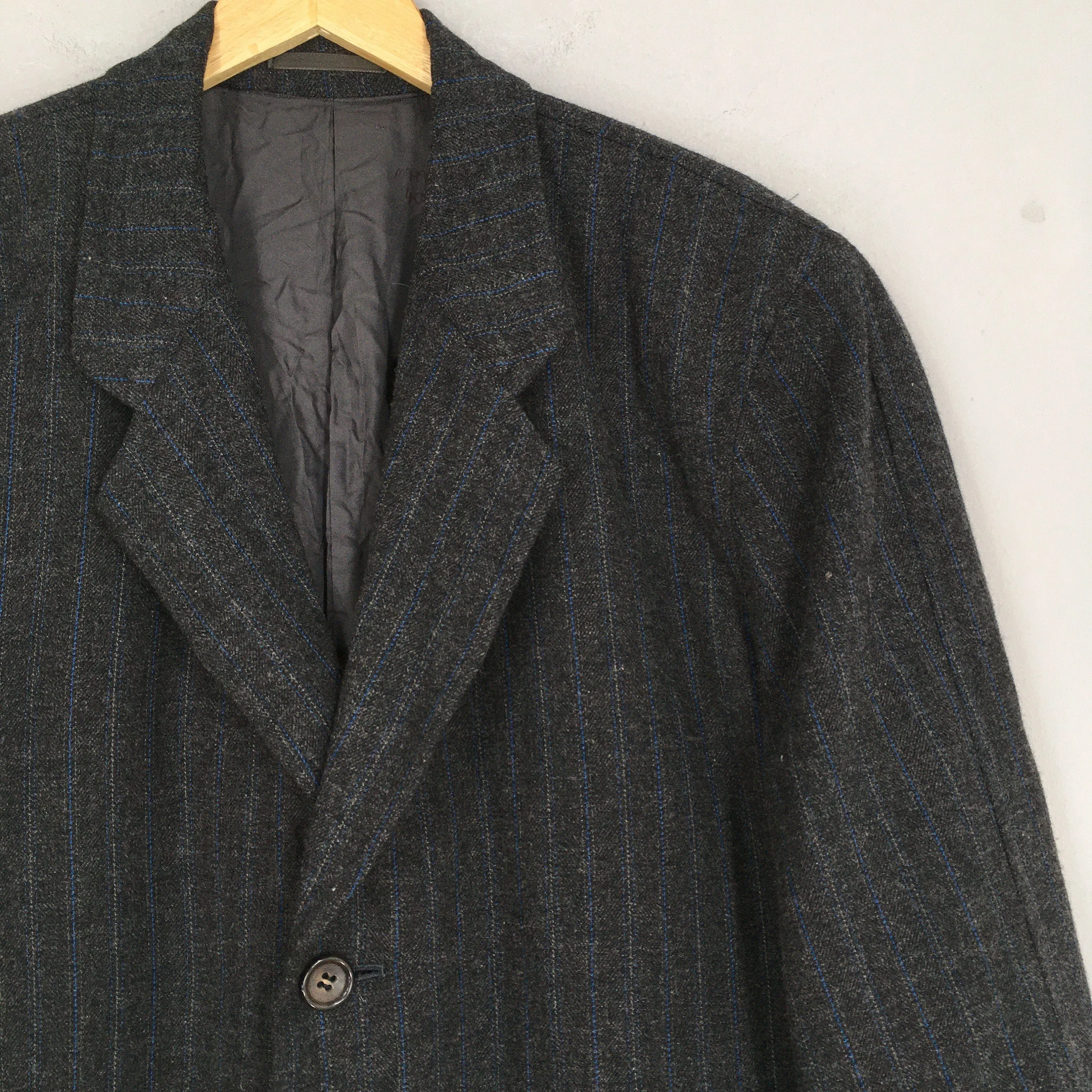 Comme Des Garcons Wool Long Blazer Jacket Medium