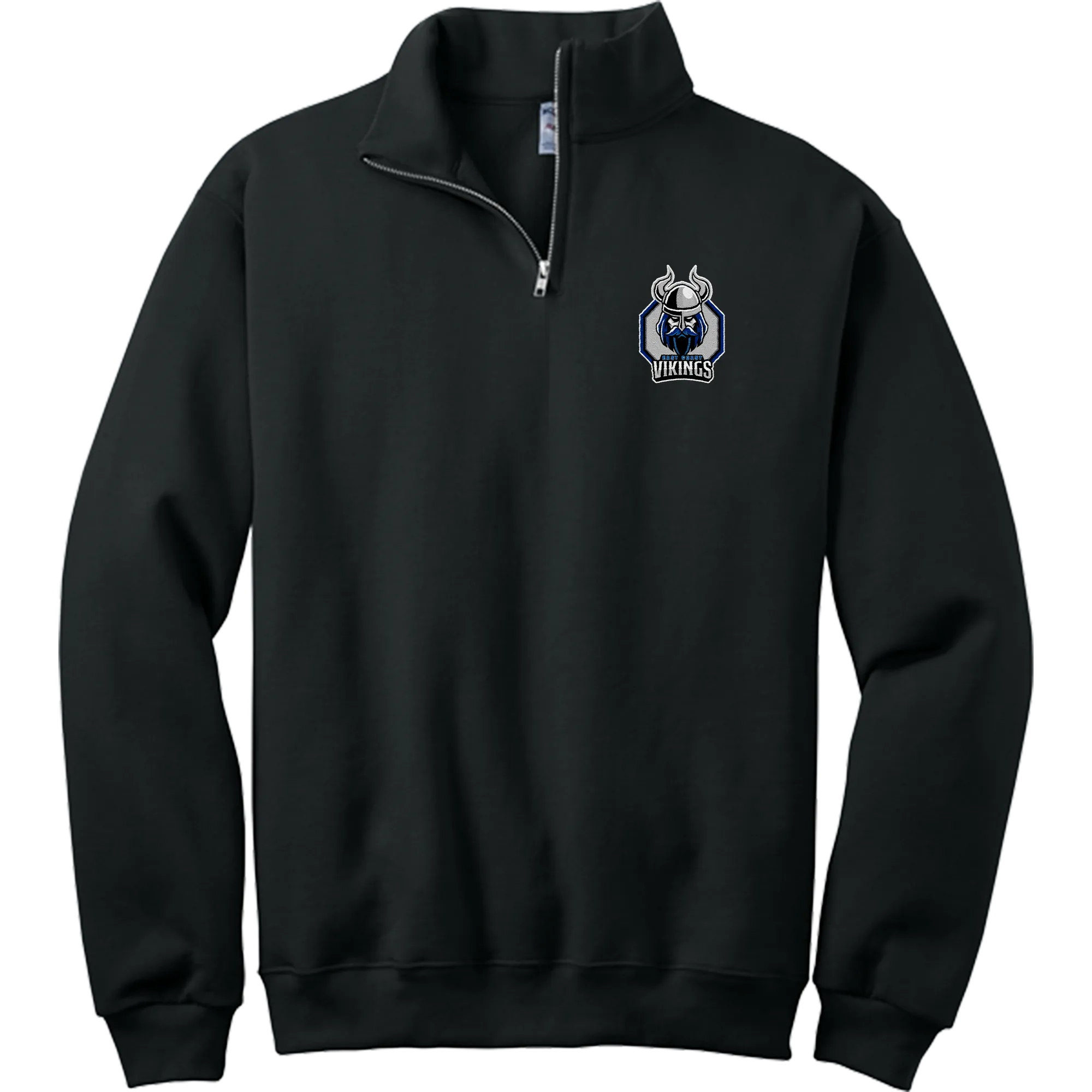 East Coast Vikings (Mens) NuBlend 1/4-Zip Cadet Collar Sweatshirt