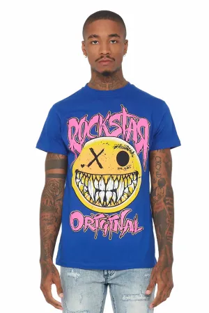 Fraust Royal Blue Graphic T-Shirt