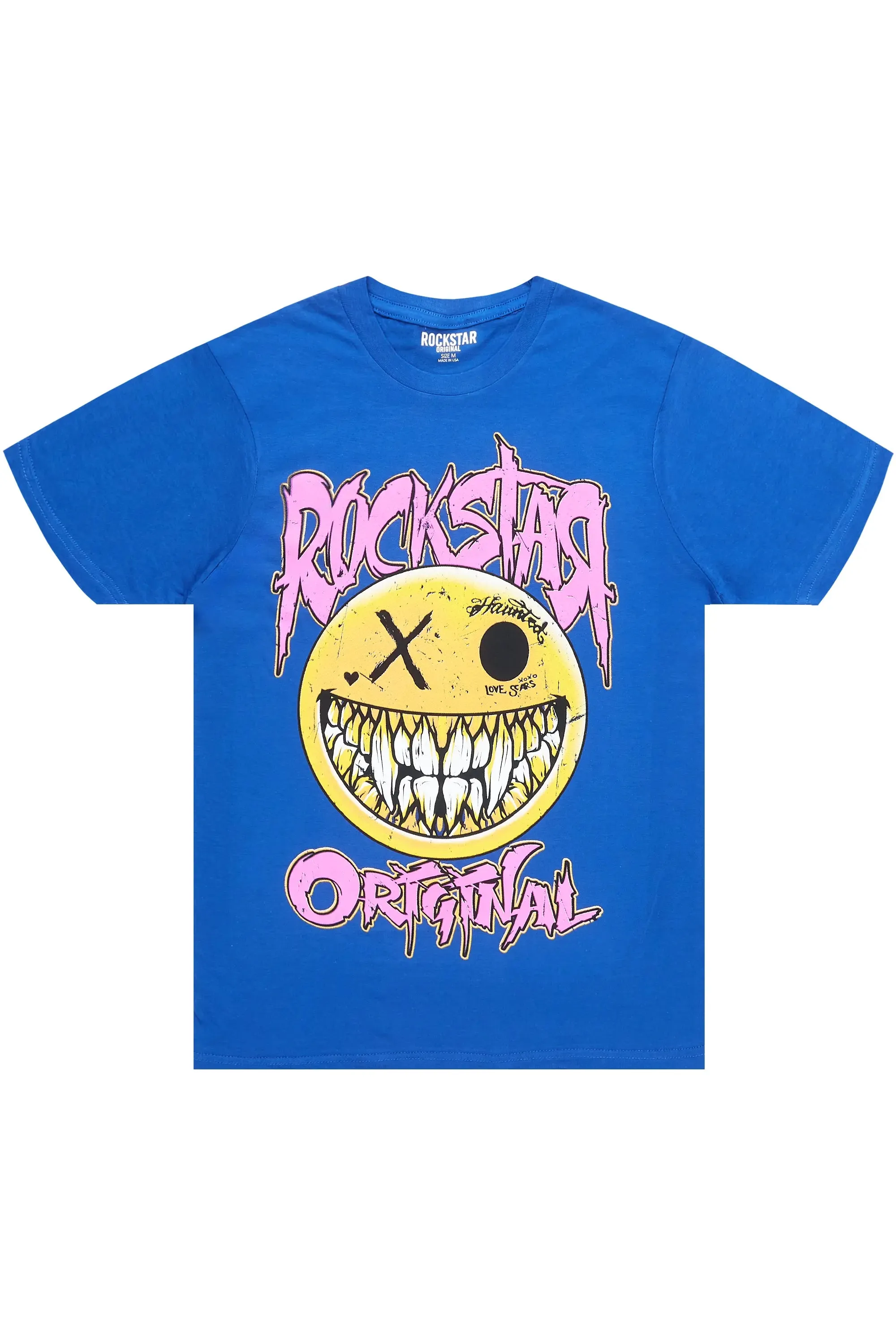Fraust Royal Blue Graphic T-Shirt