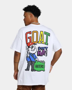 Goat Crew Don't H8 T-Shirt Off White