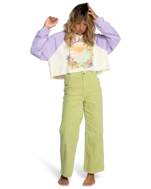 Gold Cord Trousers in Willow