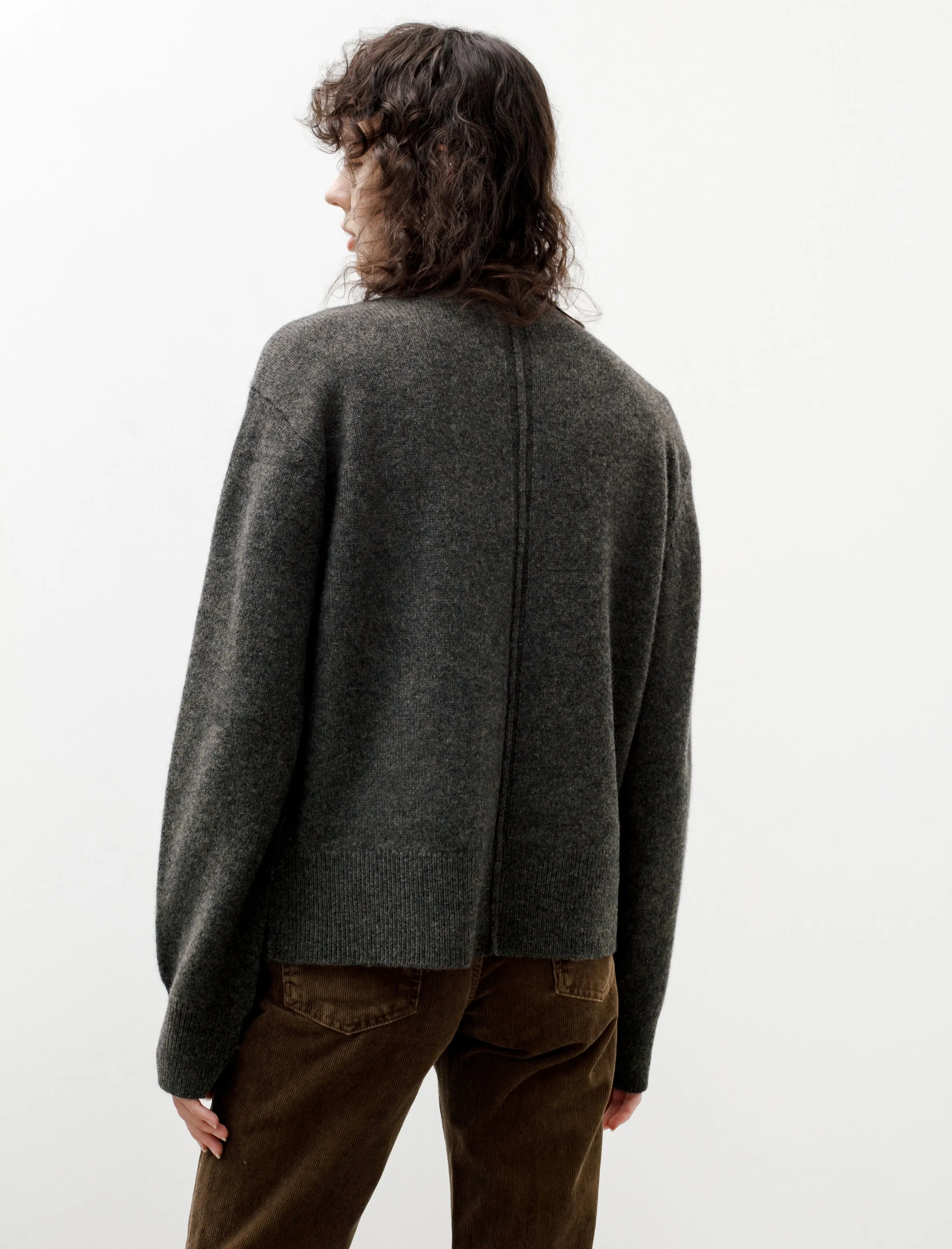 High Neck Jumper Dark Khaki
