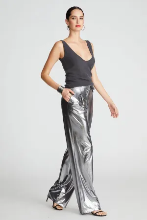 Jess Trousers In Foil Jersey