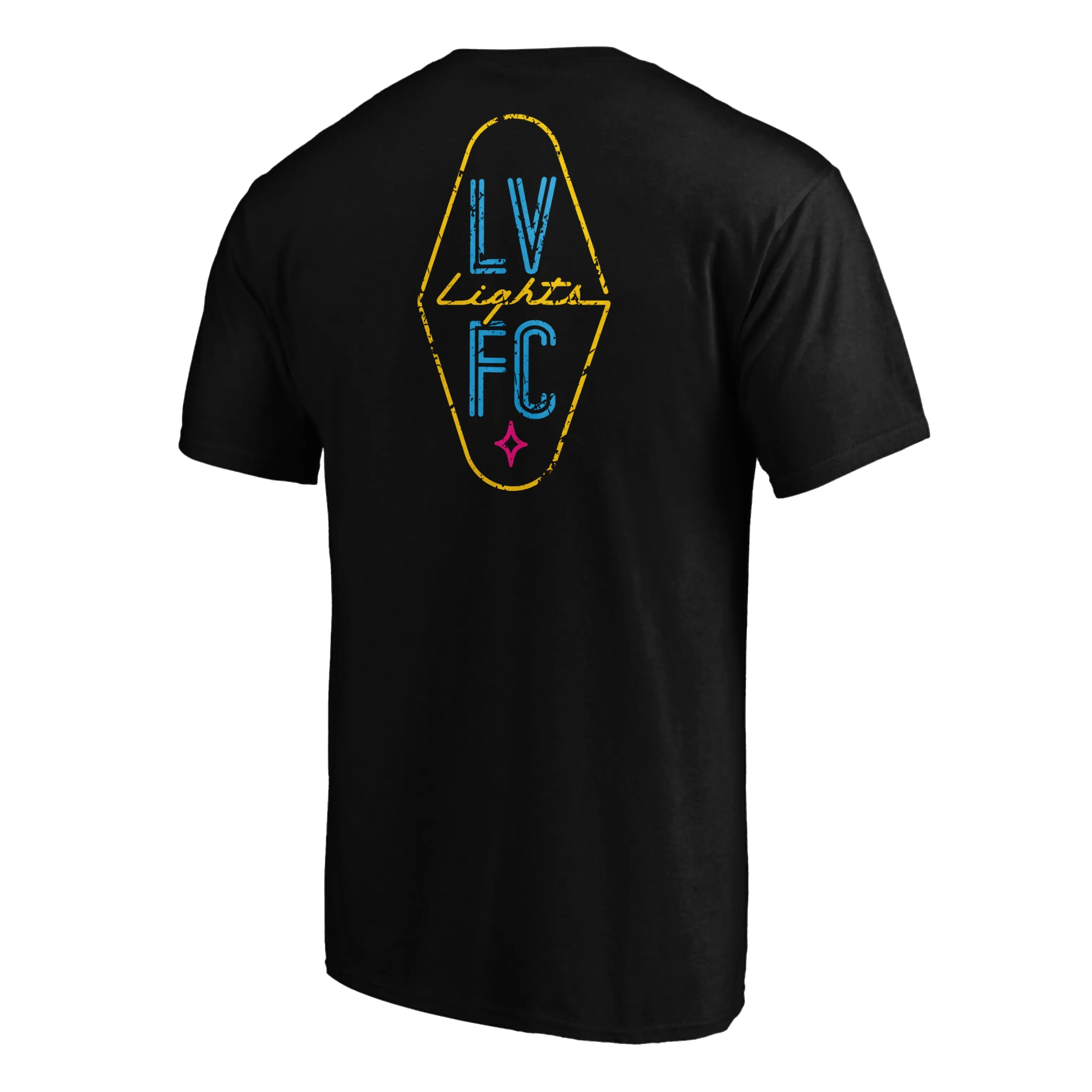 Las Vegas Lights USL Adult Front and Back T-Shirt