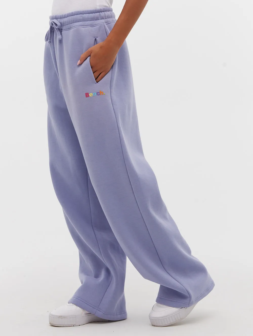 Letina Puff Print Wide Leg Joggers