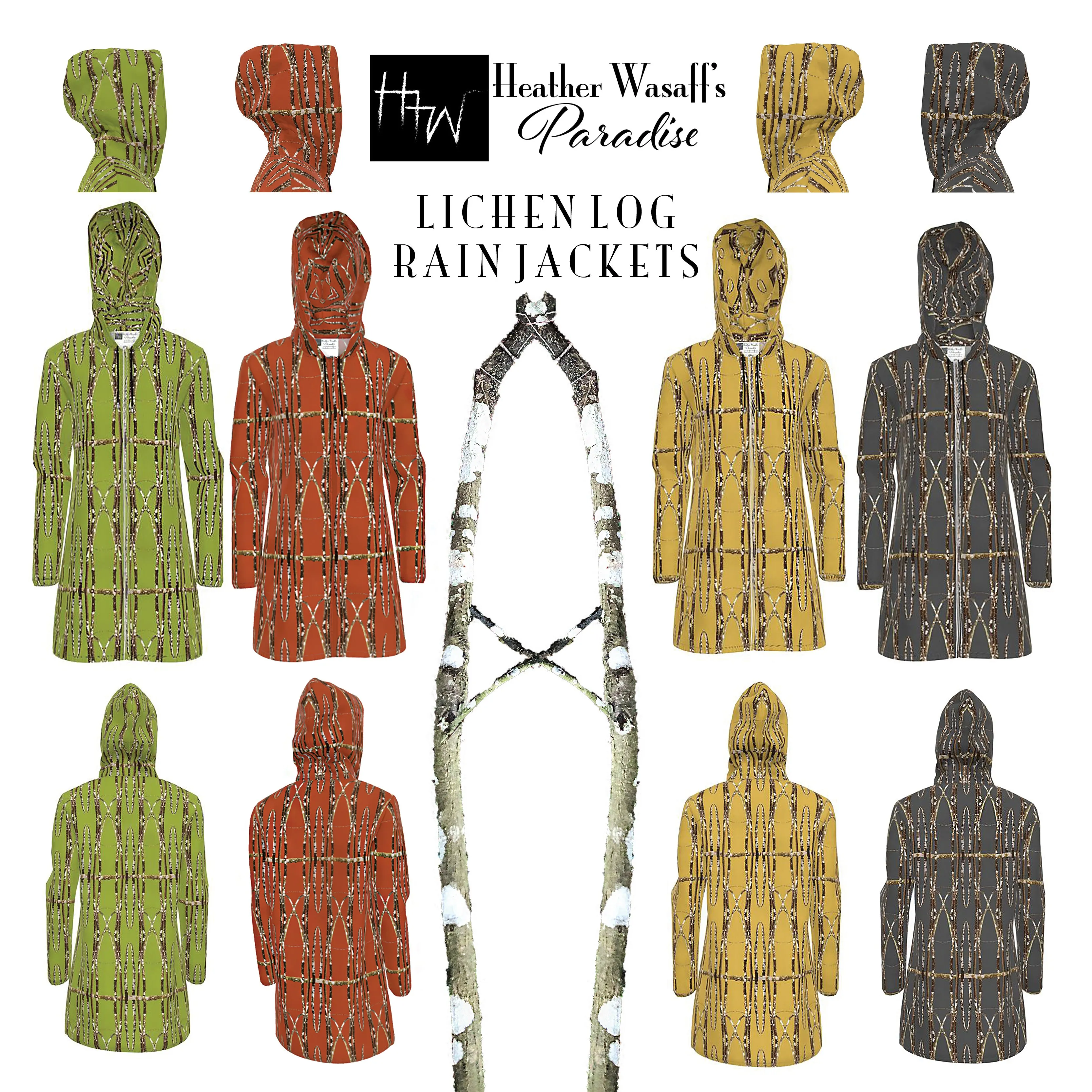 Lichen Log Tan Rain Jacket