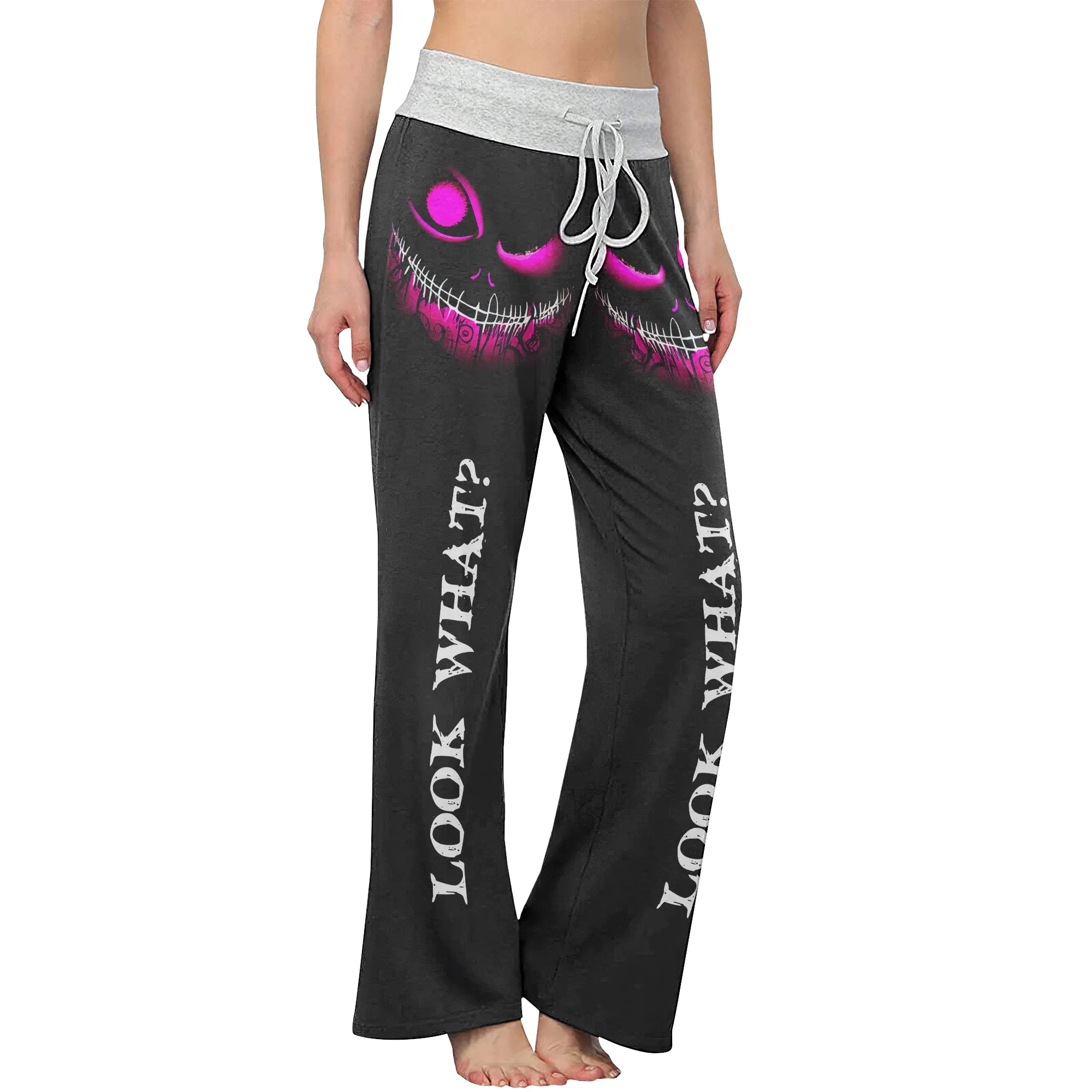 Look What Women's High-waisted Wide Leg Pants