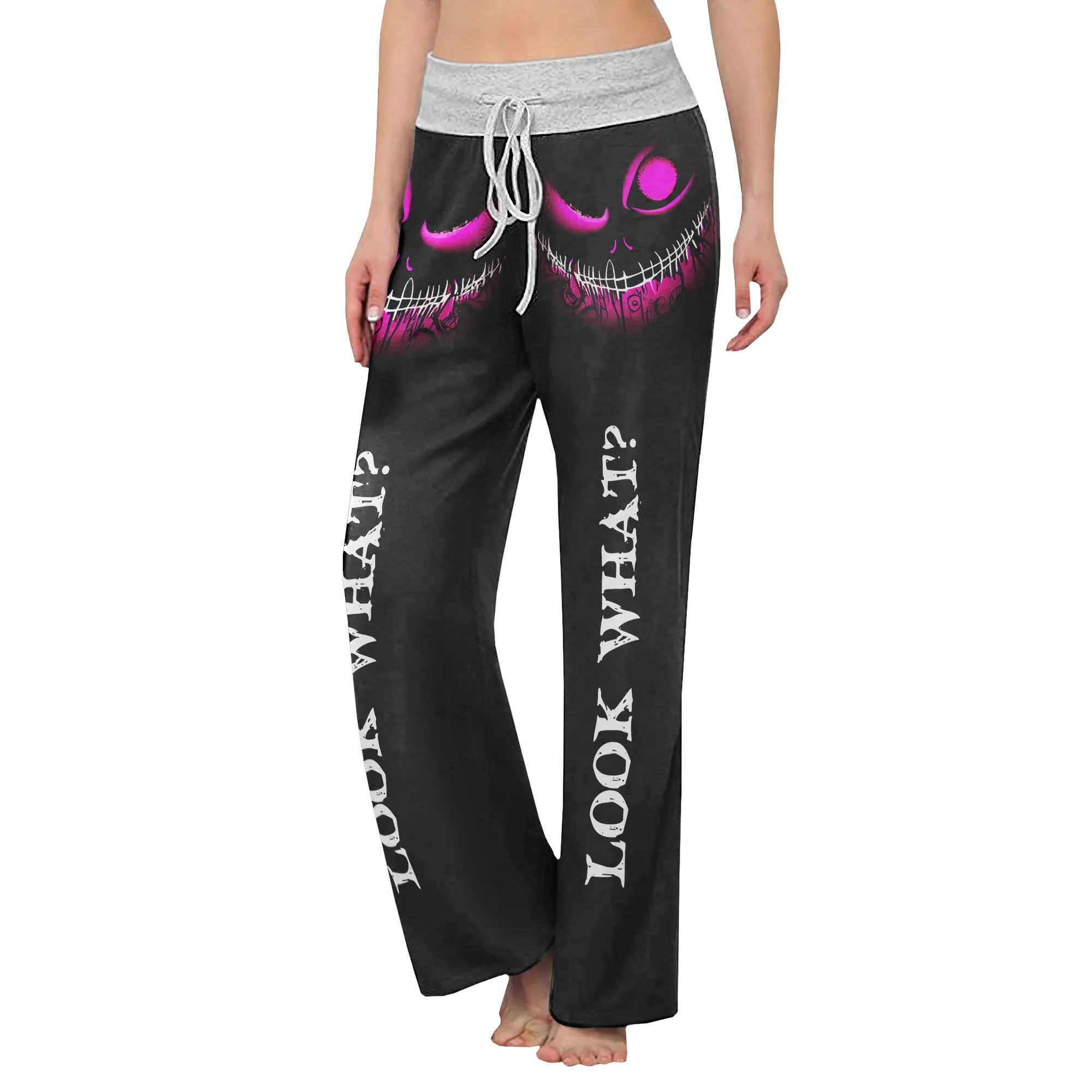 Look What Women's High-waisted Wide Leg Pants