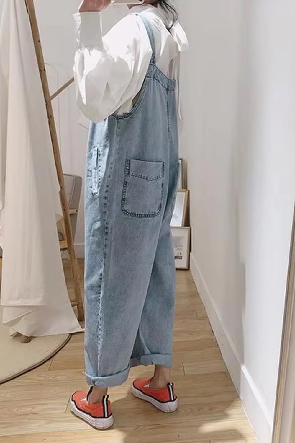 Loose Cute Casual Denim Jumpsuits
