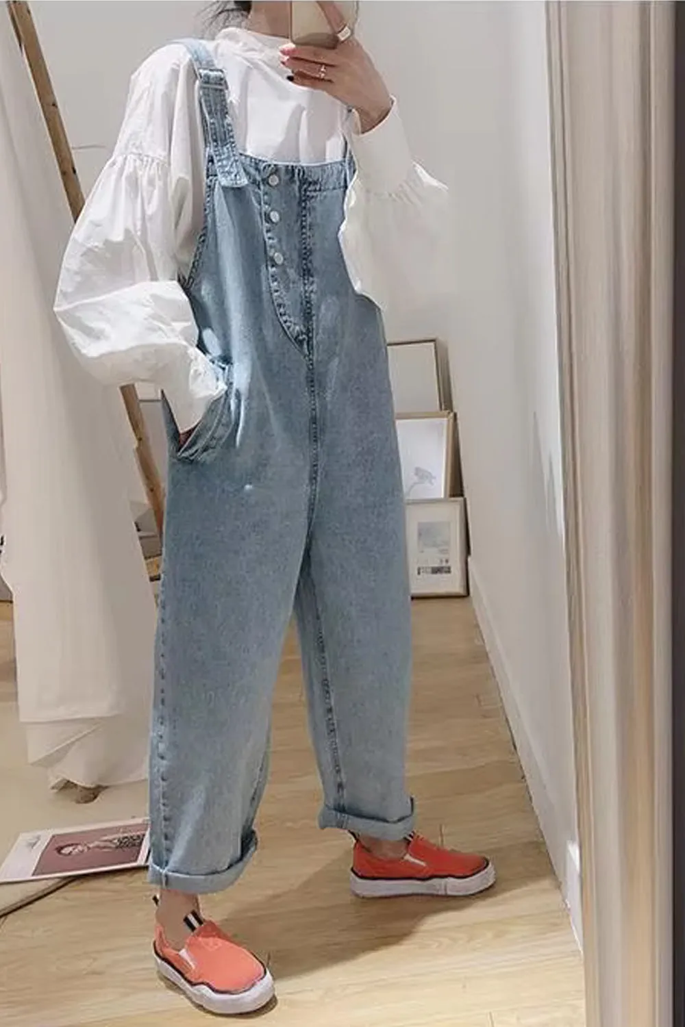 Loose Cute Casual Denim Jumpsuits