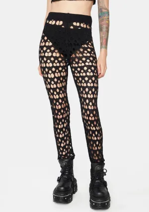 Midnight Festi-Babe Knit Pants