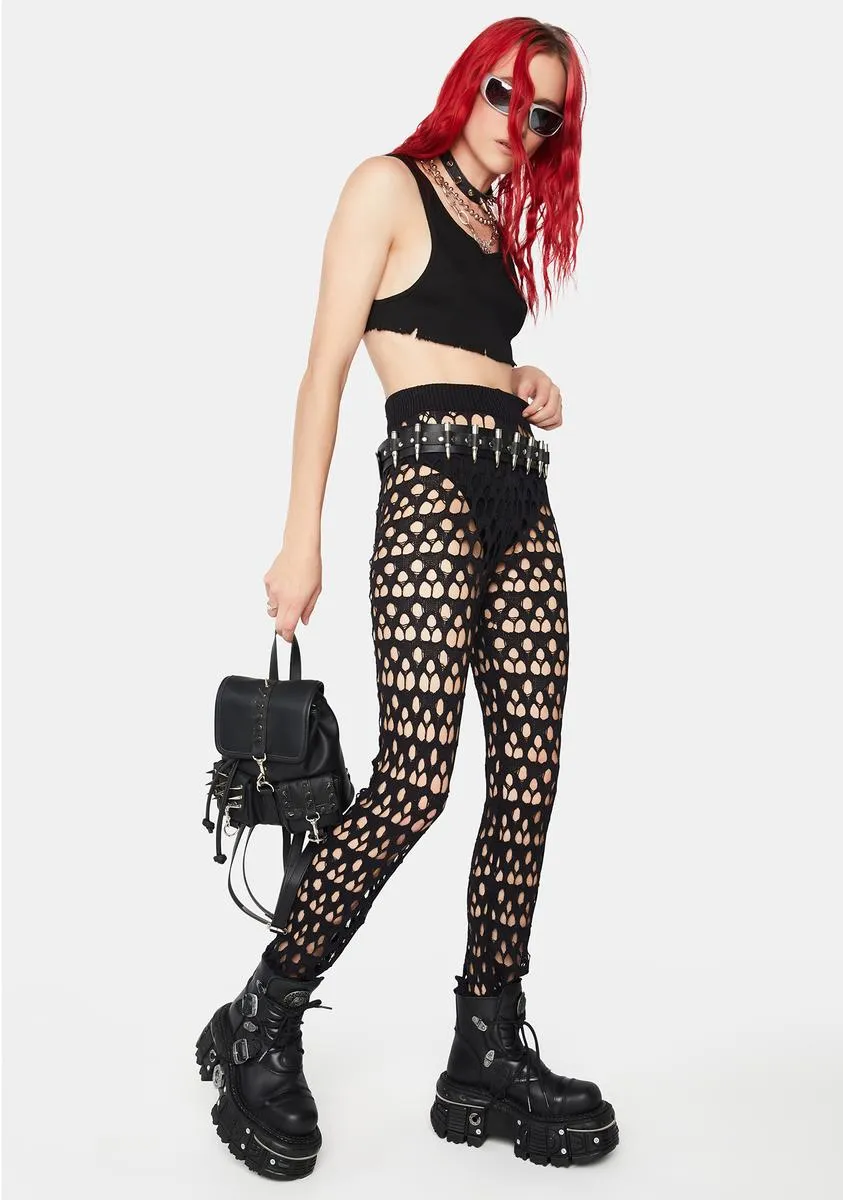 Midnight Festi-Babe Knit Pants