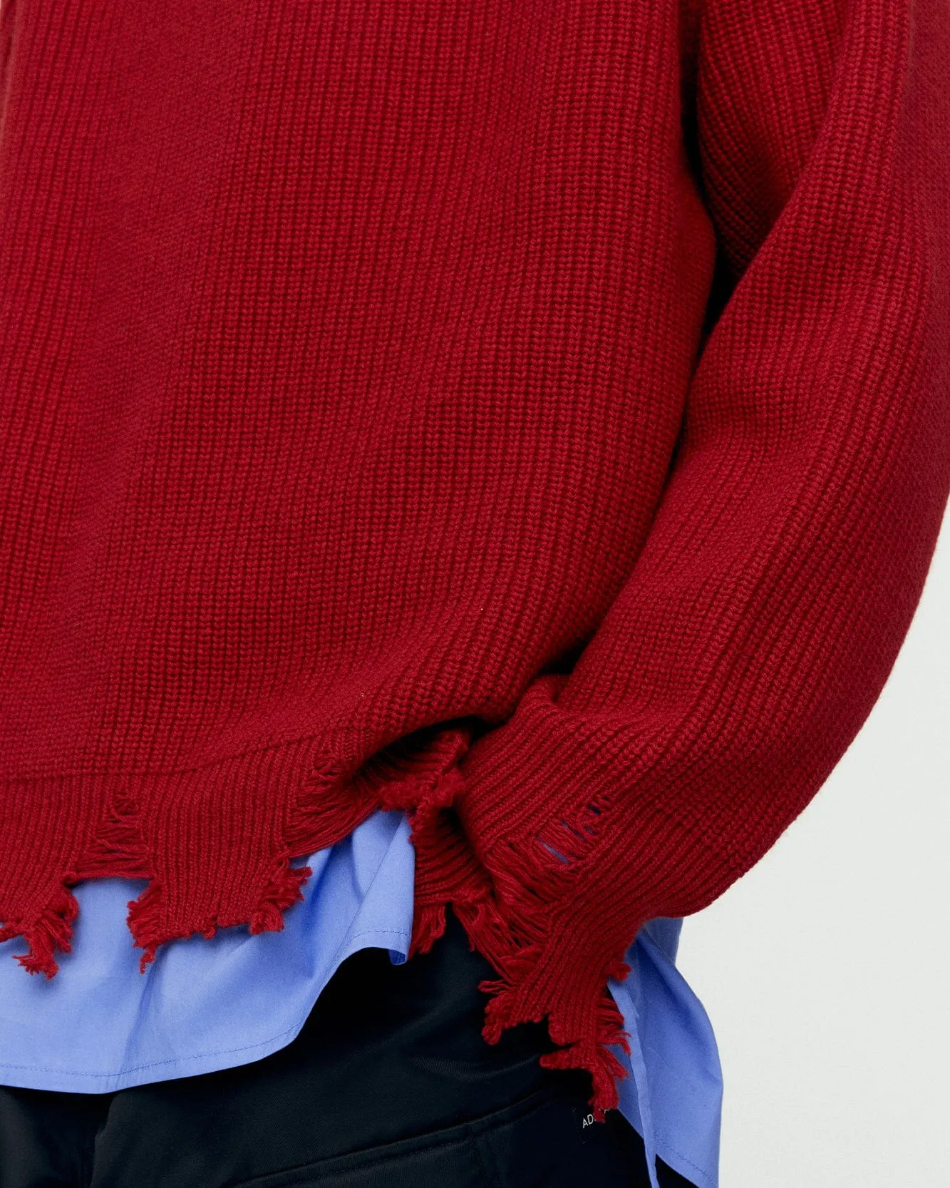 ROGHEN TURTLE NECK SWEATER atb1157m(SCARLET)