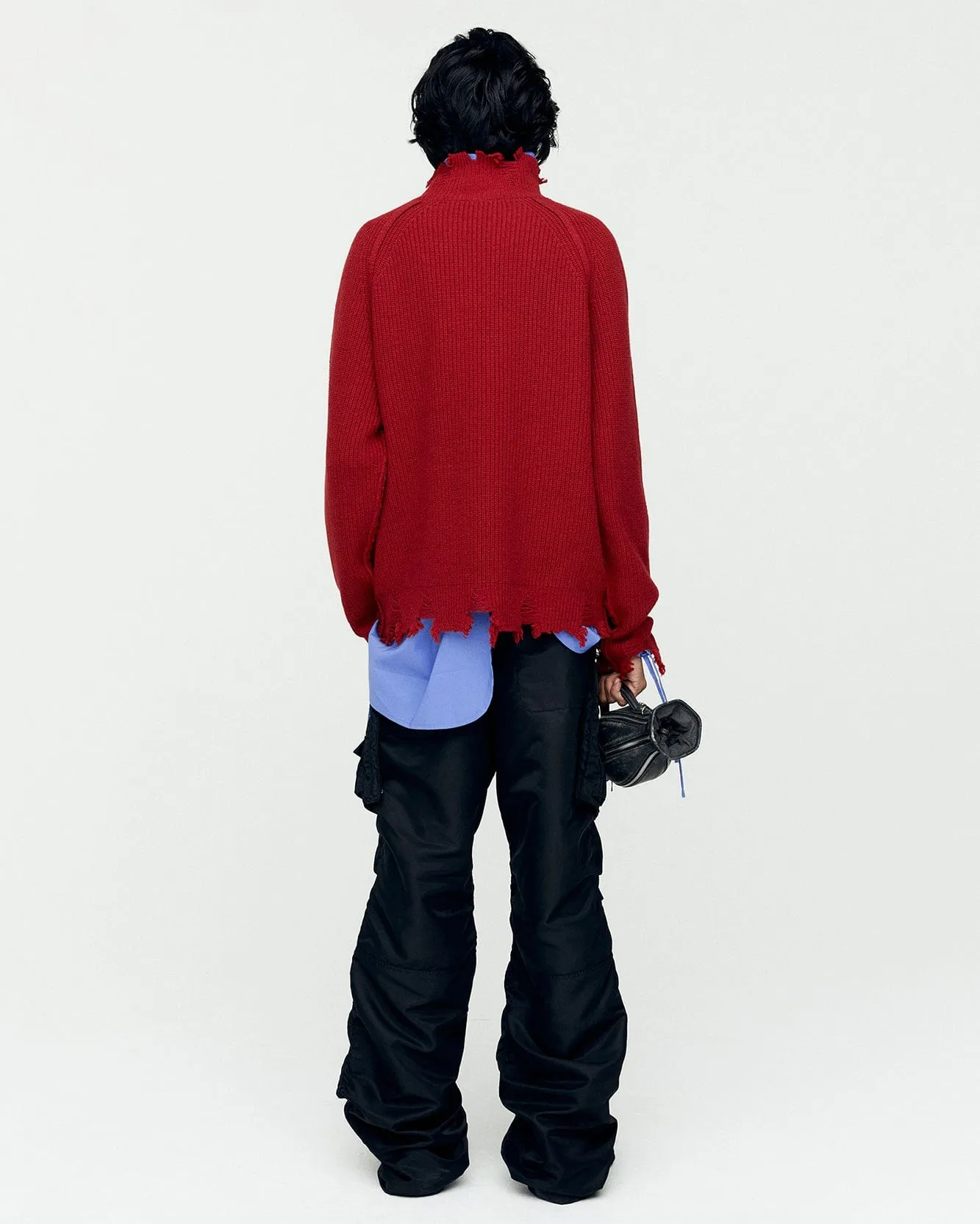 ROGHEN TURTLE NECK SWEATER atb1157m(SCARLET)