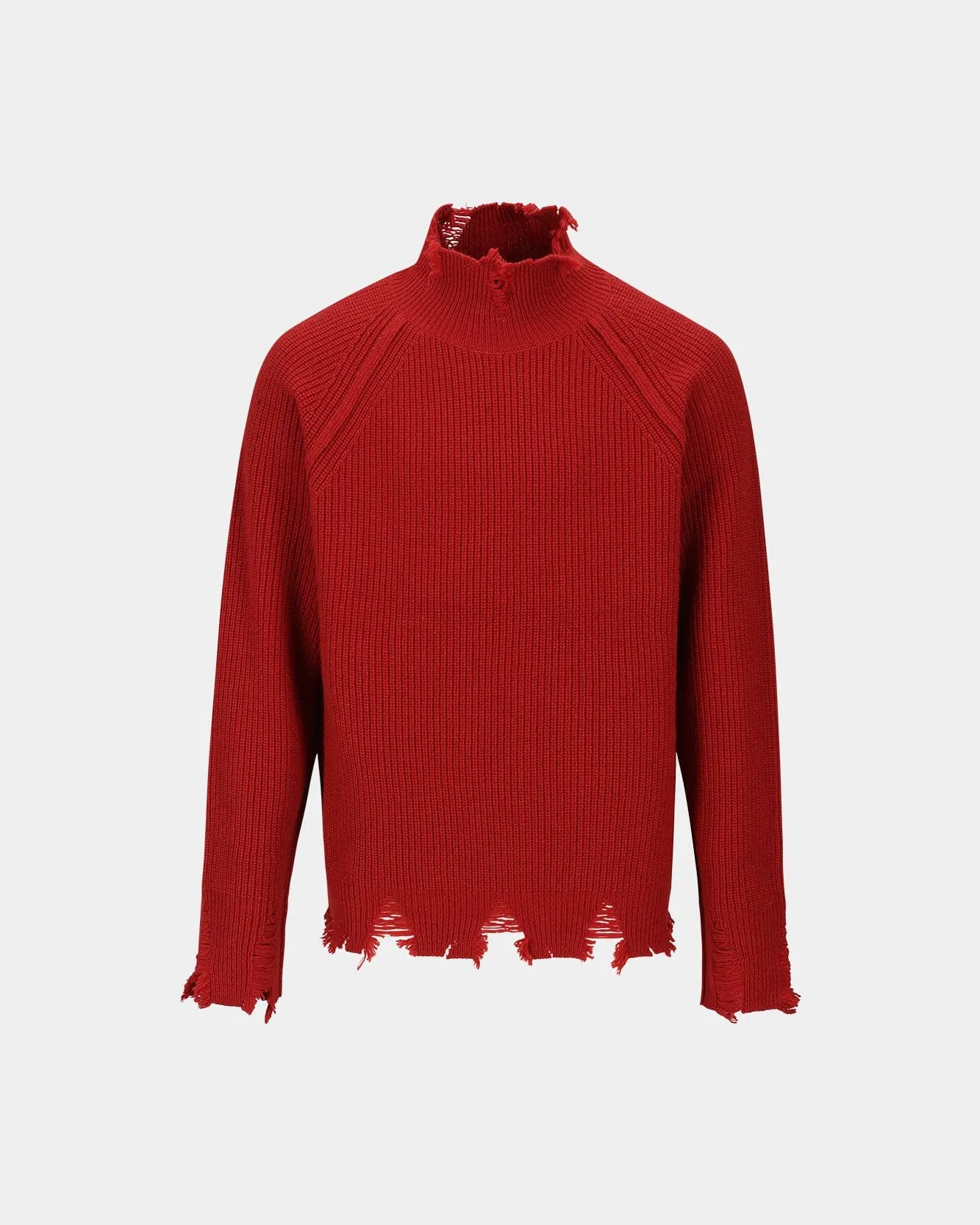 ROGHEN TURTLE NECK SWEATER atb1157m(SCARLET)