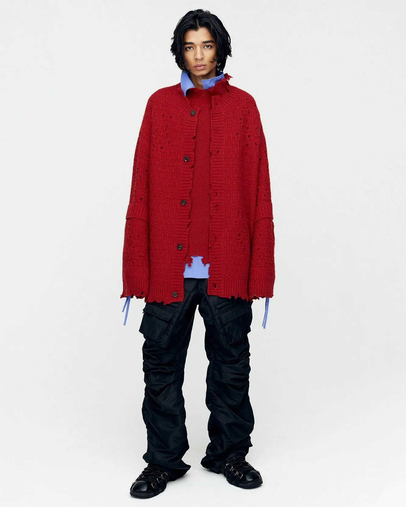 ROGHEN TURTLE NECK SWEATER atb1157m(SCARLET)