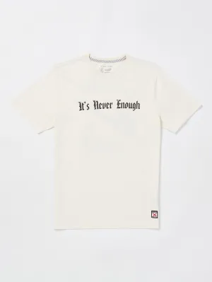 Schroff X Volcom Chainshaw T-Shirt - Off White