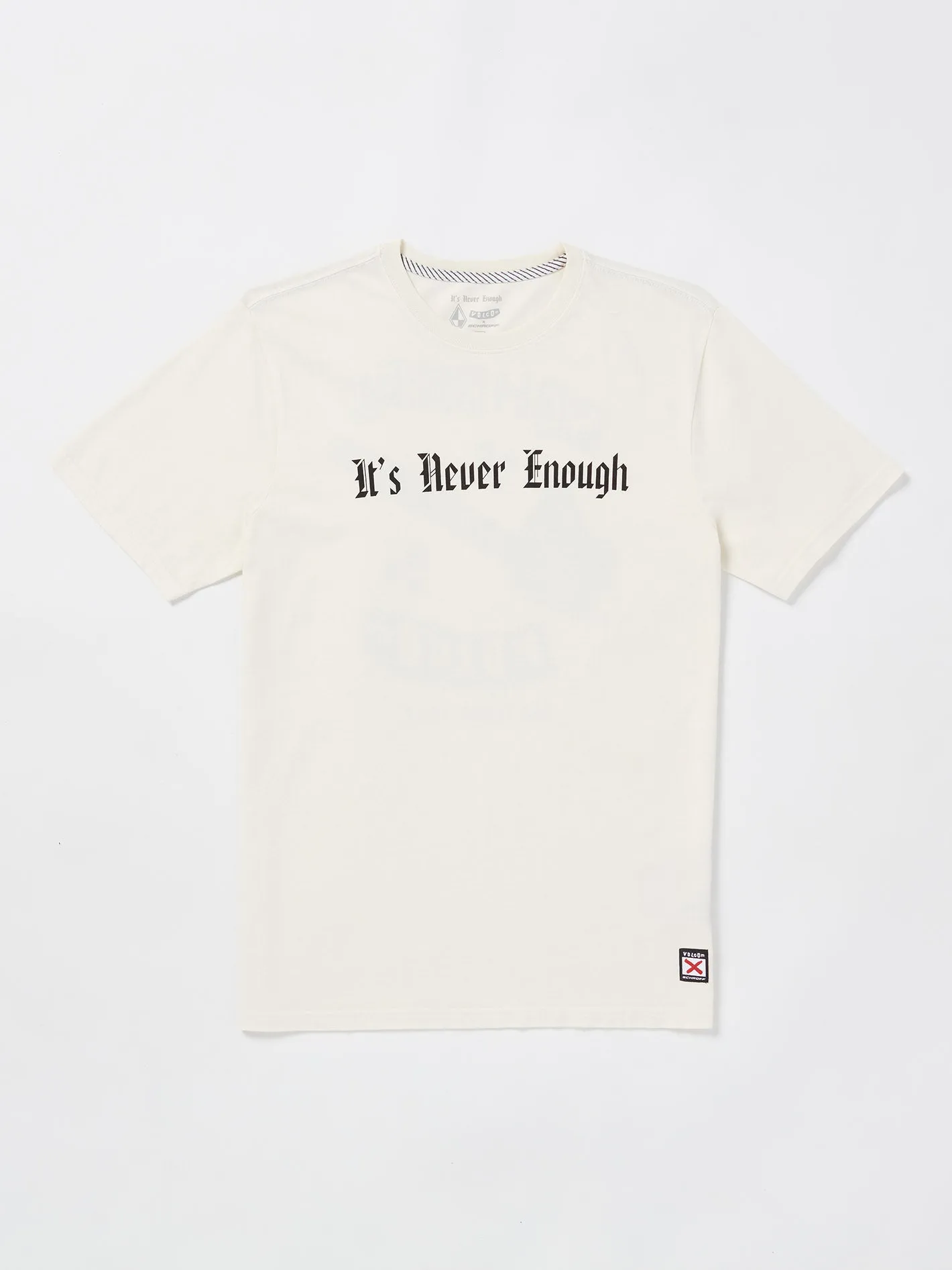 Schroff X Volcom Chainshaw T-Shirt - Off White