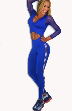 Sky blue jumpsuit