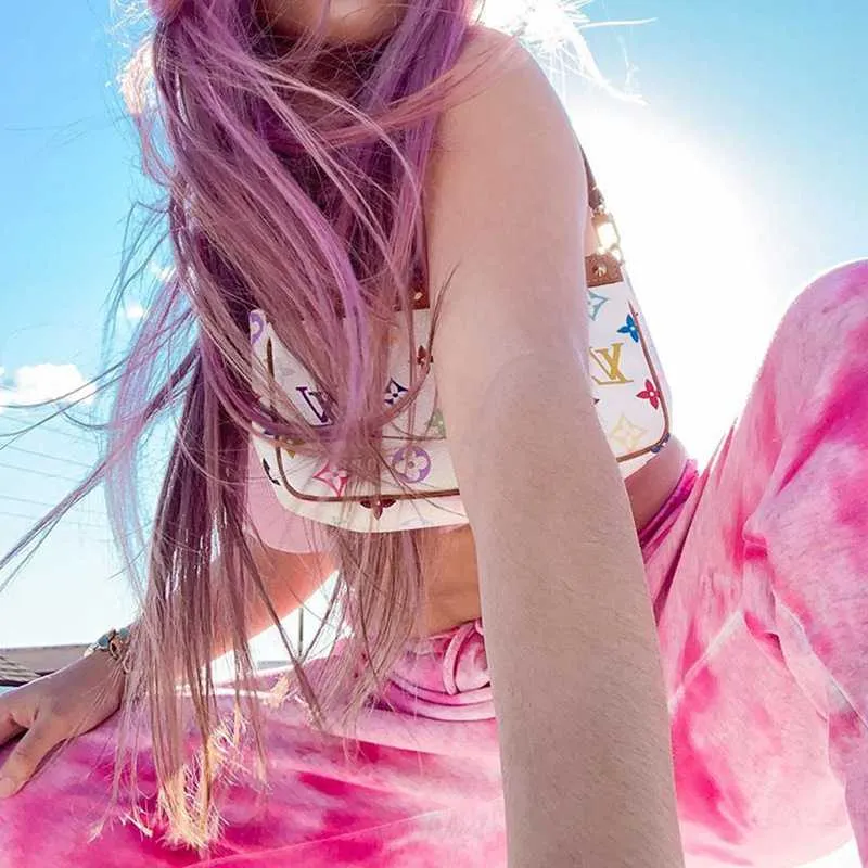 Tie Dye Sporty Pants High Waisted Joggers Pants