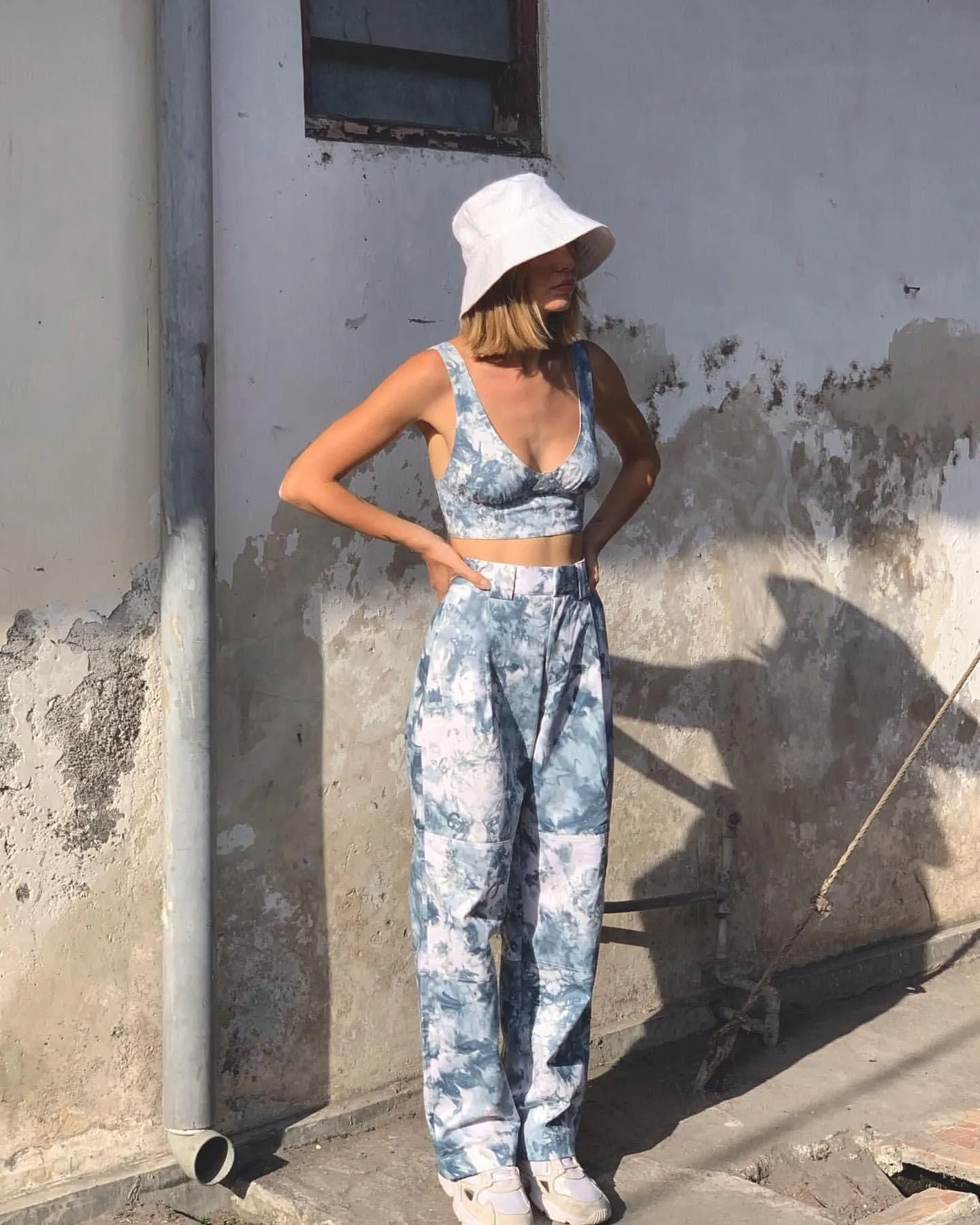 Tie Dye Sporty Pants High Waisted Joggers Pants