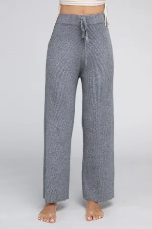 Wide Leg Knit Pants